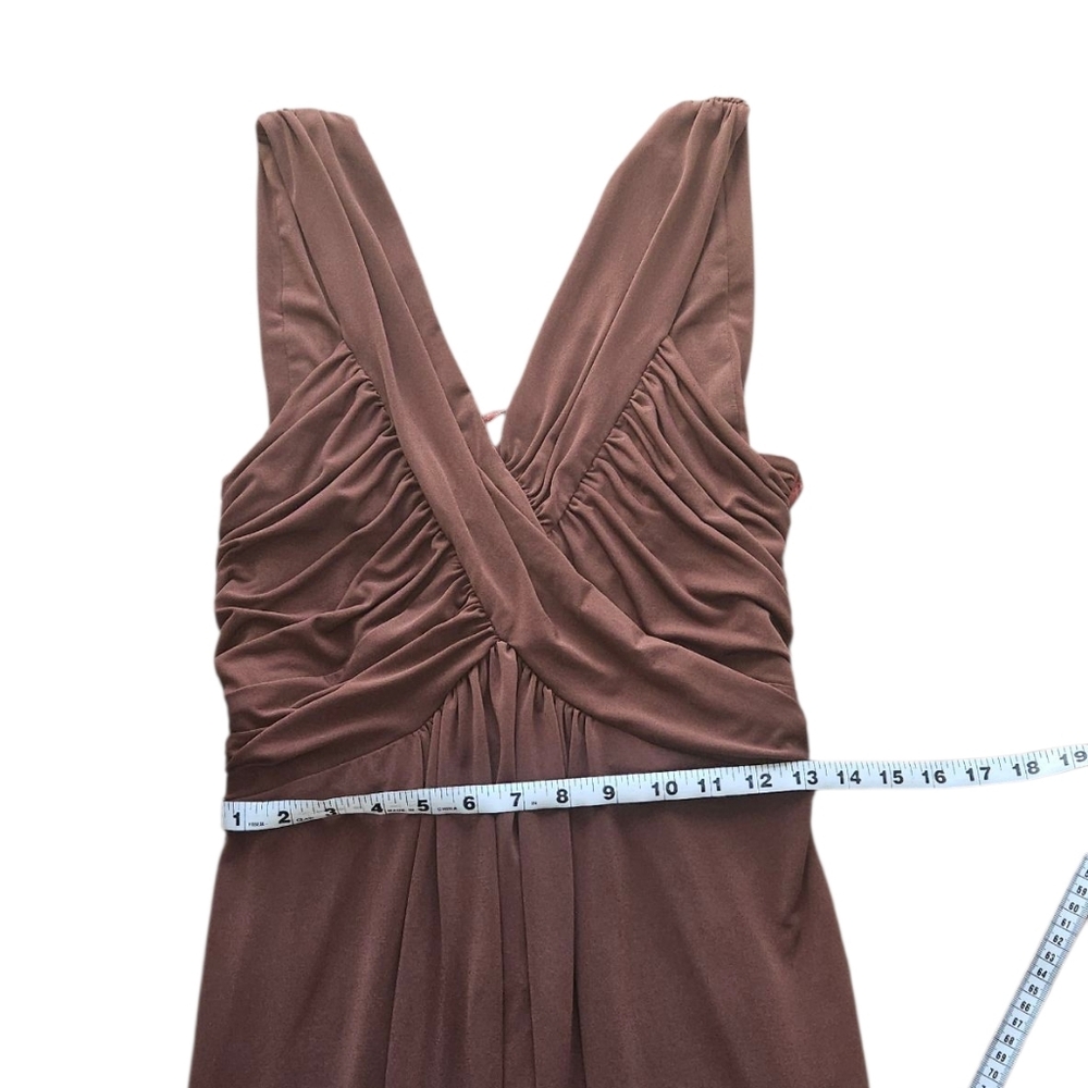BCBG Chocolate Sleeveless Maxi Dress - Picture 8 of 9